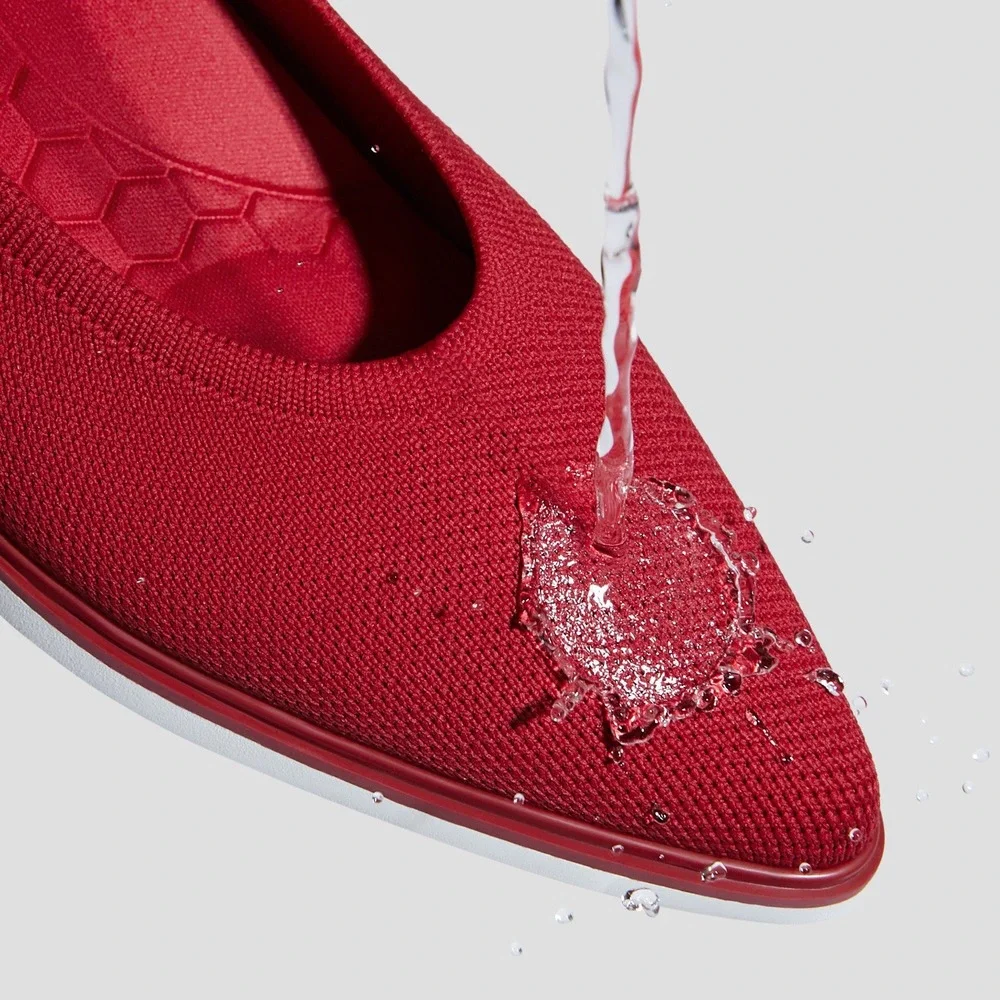 VIVAIA Veronica Pointed Toe Water-Repellent Flats All-Day Comfort EU/41‎ US/9.5